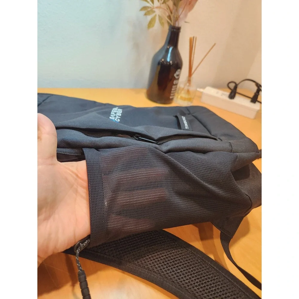 NWT Timbuk2 Parkside Eco Black Laptop Backpack Commuter Travel Work Bag logo